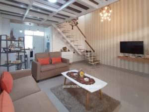 interior ruang tamu rumah jatiwarna 01 - jasa interior bogor